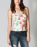 Floral peplum top by Full Tilt at Tillys