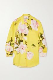 Floral-print cotton and silk-blend jacket at Net a Porter