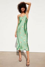 Floral print dress at Zara