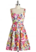 Floral print dress at ModCloth at Modcloth