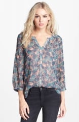 Floral print peasant top by Hinge at Nordstrom