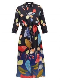 Floral-print satin-faille shirtdress at Matches