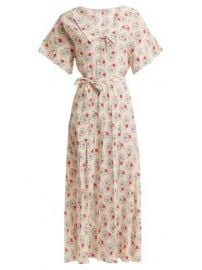 Floral-print silk crepe de Chine dress at Matches