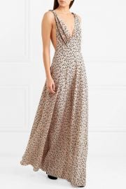 Floral-print silk crepe de chine gown at Net A Porter