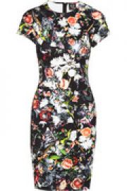 Floral-print stretch-cotton dress at The Outnet