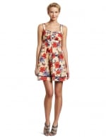 Floral ruffle front dress by Jessica Simpson at Amazon