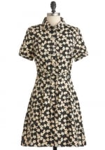 Floral shirt dress like Annies at Modcloth