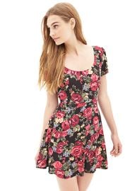 Floral skater dress at Forever 21