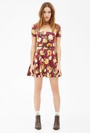 Floral skater dress at Forever 21