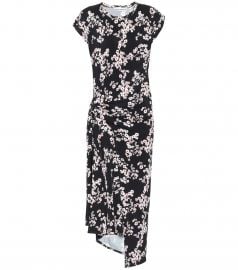 Floral stretch-jersey midi dress at Mytheresa