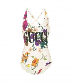 Floral swimsuit at Mytheresa