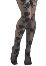 Floral tights like Blairs at Modcloth