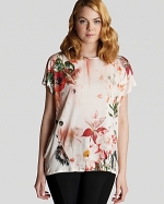 Floral top by Ted Baker at Bloomingdales