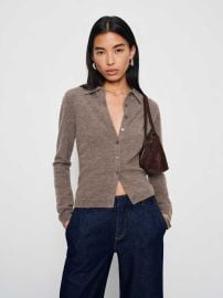 Florentina Cashmere Collared Cardigan at Reformation