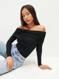 Florentina Knit Top - Long Sleeve Reformation at Reformation