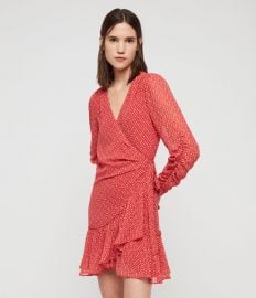 Flores Hearts Dress at All Saints