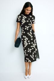 Flower Jacquard Knit Dress at Rent the Runway