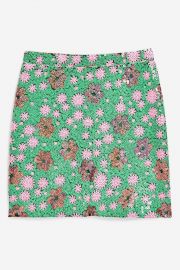 Flower Sequin Mini Skirt at Topshop