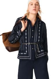 Flowing printed shirt at Nordstrom