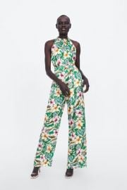 Flowy Halter Top Jumpsuit by Zara at Zara