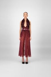 Flowy Midi Dress Georges Hobeika at Georges Hobeika