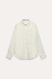 Flowy Striped Shirt at Zara