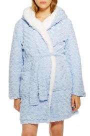 Fluffy Faux Fur Hooded Robe at Nordstrom Rack