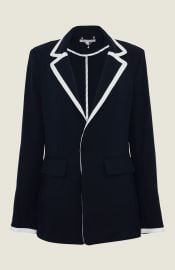 Fluid Crepe Blazer by Pearl by Lera Rose at Pearl NYC