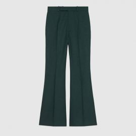 Fluid Drill Cropped Flare Pant by Gucci at Gucci