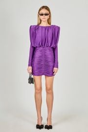 Fluid Shoulder Pad Mini Dress at Endless Rose