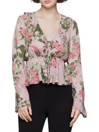 Flutter Floral Printed Top at Lord & Taylor