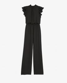 Flutter Sleeve Wide Leg Jumpsuit at Express