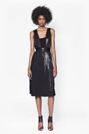 Foil Pleated Dress at French Connection