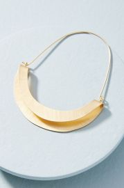 Folded Crescent Demi-Hoop Earrings at Anthropologie