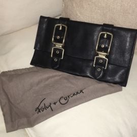 Foley Corinna Leather Clutch at Poshmark