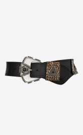 Folk Belt with Saint Laurent Berber Buckle by Saint Laurent at Ysl