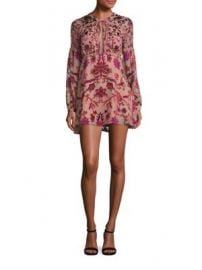 For Love   Lemons - Saffron Floral-Print Mini Dress at Saks Fifth Avenue