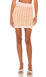 For Love  Lemons Cher Mini Skirt in Light Pink at Revolve