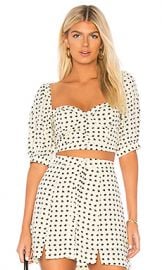 For Love  amp  Lemons Sweetheart Top in Creme from Revolve com at Revolve