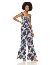 For Love  amp  Lemons Women s Magnolia Ruffled Jumpsuit at Amazon