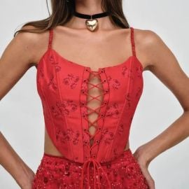 For Love And Lemons Tops Nwt Lillian Corset Top Poshmark at Poshmark