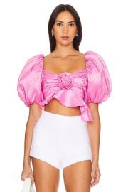 For Love Lemons Judith Crop Blouse at Revolve