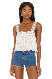 For Love Lemons Shea Swing Cami In Ivory at Revolve
