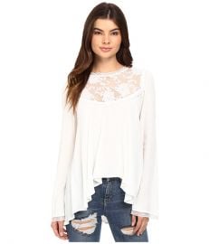 For Love and Lemons Ellery Blouse white at 6pm