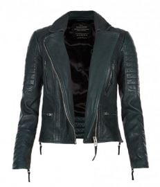 Forest Leather Biker Jacket at All Saints