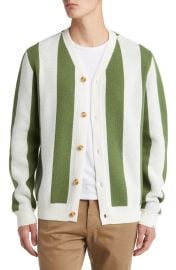 Foret Sprout Stripe Cardigan Sweater at Nordstrom