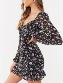 ainsley floral embroidered mini dress Alex Perry // Gradient Ainsley Mini Dress – VSP Consignment main image 0