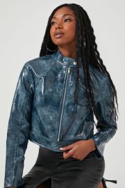 Forever 21 Faux Leather Moto Jacket at Forever 21