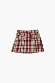 Forever 21 Girls Plaid A Line Skirt at Forever 21