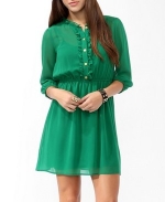 Forever 21 Green ruffled dress on Community at Forever 21